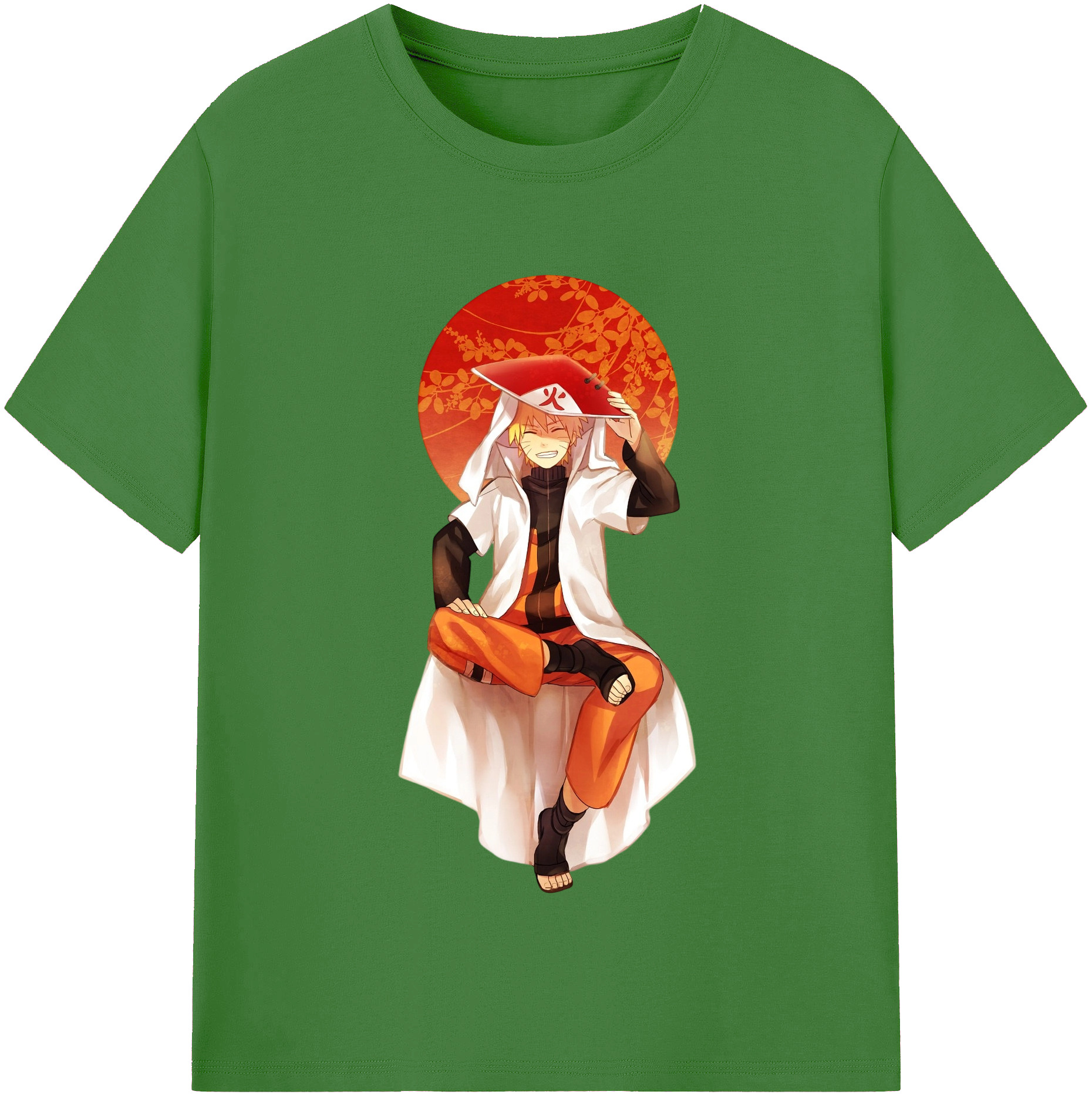 （画像用） NARUTO -ナルト- うずまき ナルト Uzumaki Naruto レディースカジュアルプリントTシャツ（綿100％）